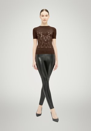 Wolford FLOWER LACE - Top - umber