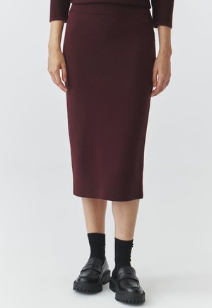 Pencil skirt - dark violet