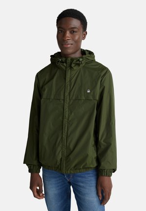 RAIN DEFENDER WITH HOOD - Übergangsjacke - green