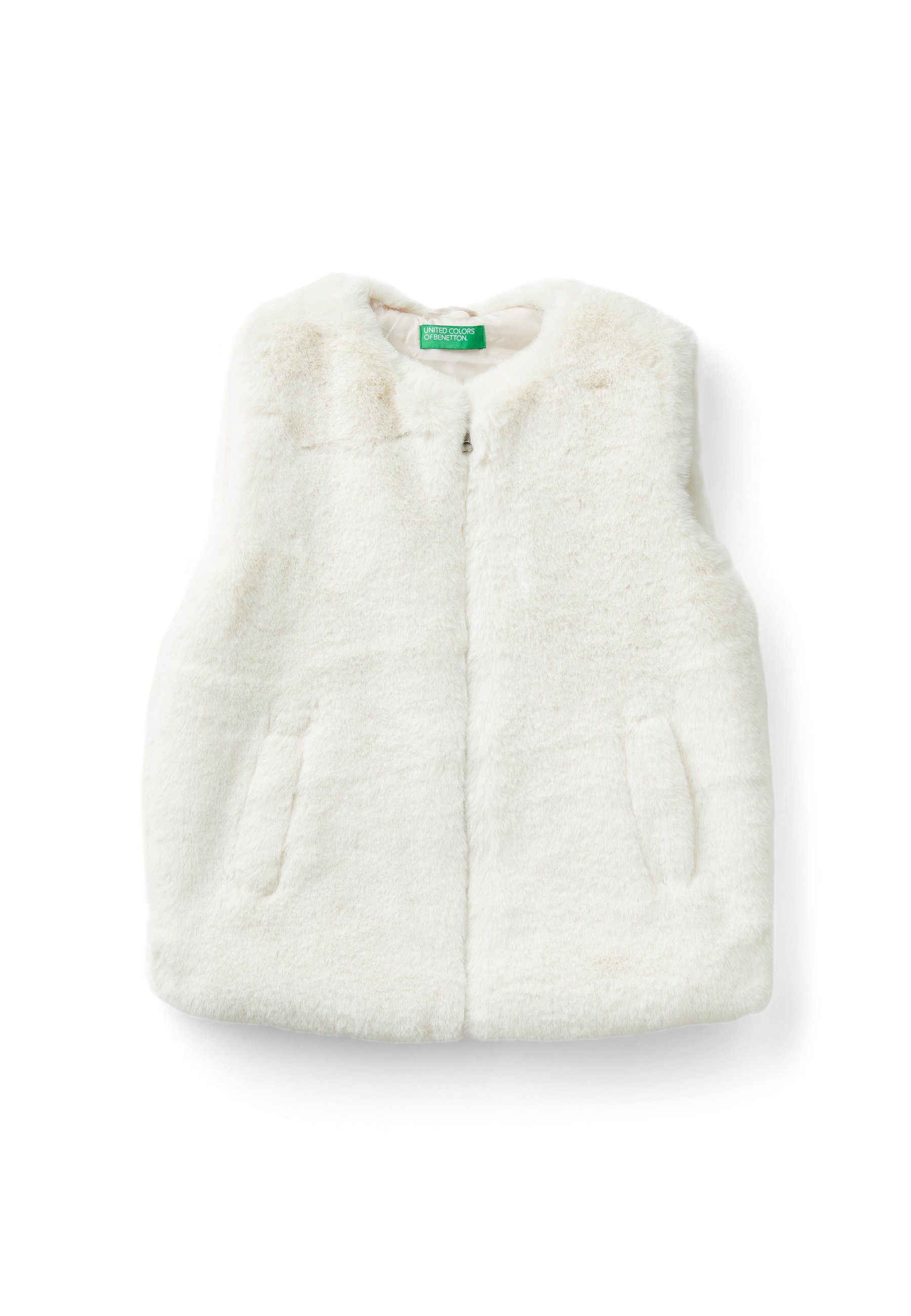United Colors of Benetton GILET Chaleco white/blanco
