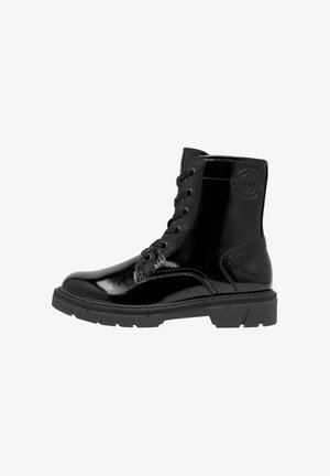 s.Oliver Gležnjače s platformom - black patent