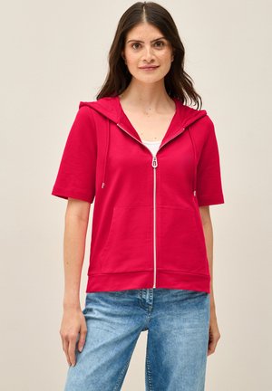 Zip-up sweatshirt - rot