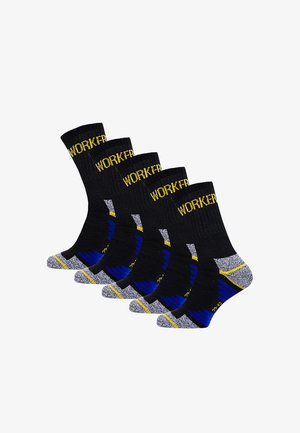 Yuhu, ARBEITS-ANTI-RUTSCH 5ER PACK - Socks - schwarz