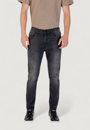 KARL CROPPED FIT  - Slim fit jeans - black