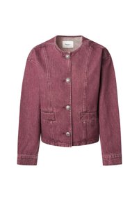 DAENA BERRY - Denimová bunda - cranberry pink