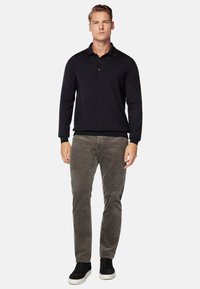 Boggi Milano Camiseta de manga larga - navy blue