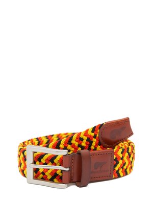 Gevlochten riem - red/yellow/black