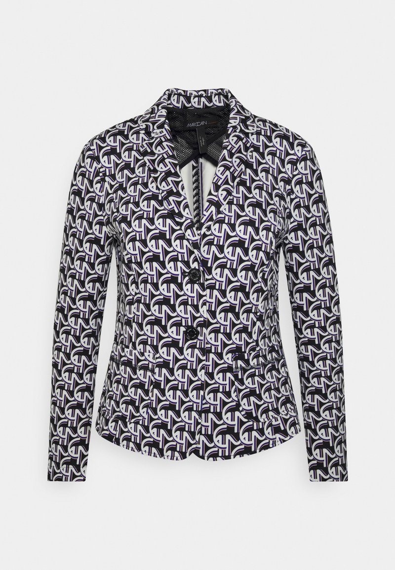Marc Cain S Collections Knitted Blazer Midnight Blue PC 34.02 M28 395