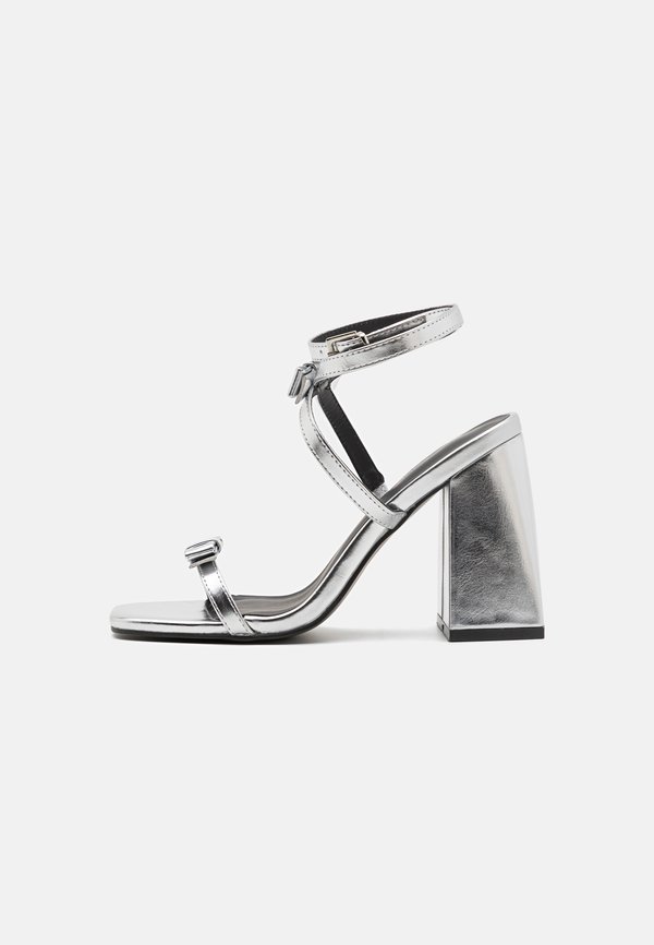 WIDE - Sandals - silver