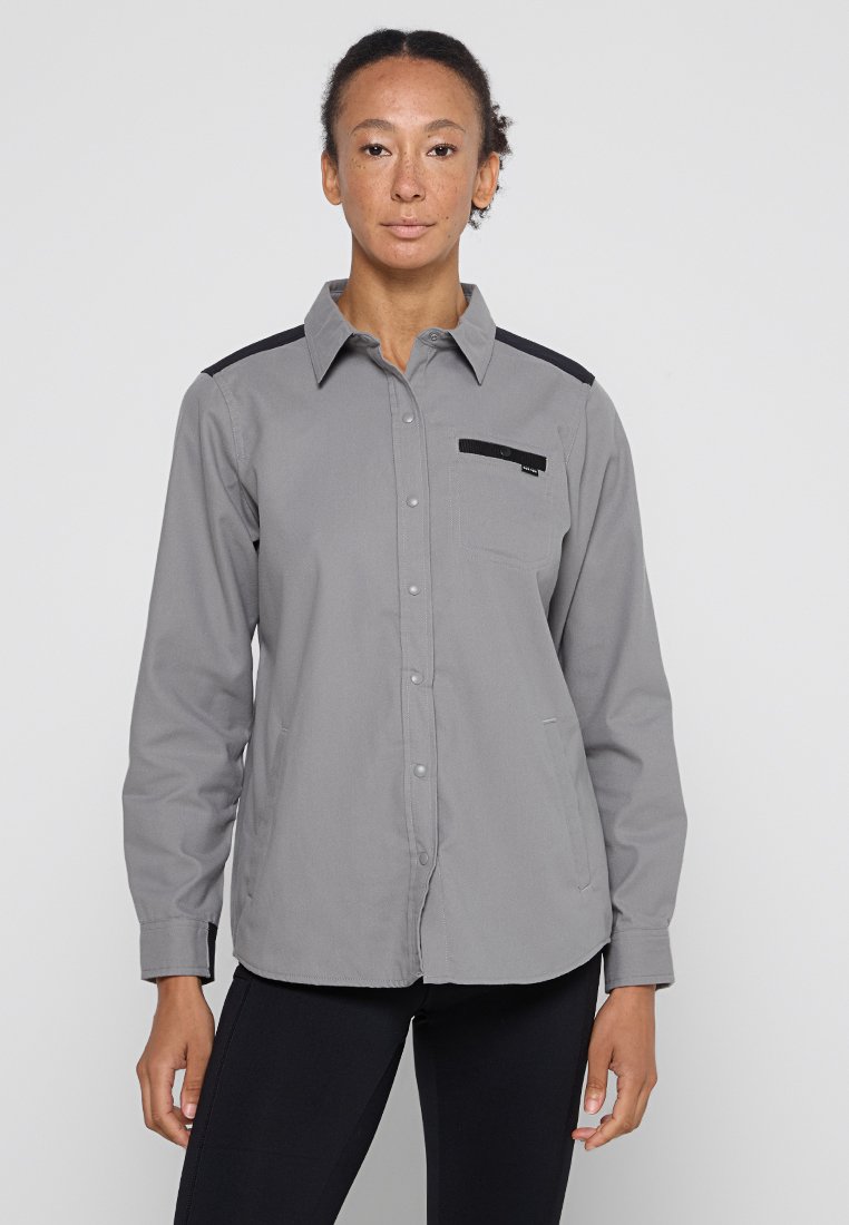 Burton Overhemdblouse grijs Burton Overhemdblouse grijs