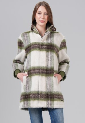 Short coat - khaki check