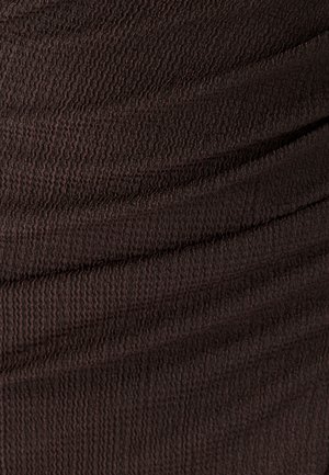 BWLDR, RHODIA - Pouzdrové šaty - chocolate