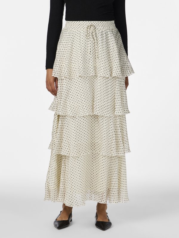 YASCRUELLA ANKLE SKIRT - A-Linien-Rock - crème brûlée