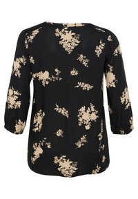 Kaffe Curve CLAIRA  - Blůza - black brown flower print