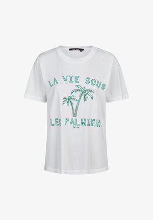 Marc Aurel, Print T-shirt - white