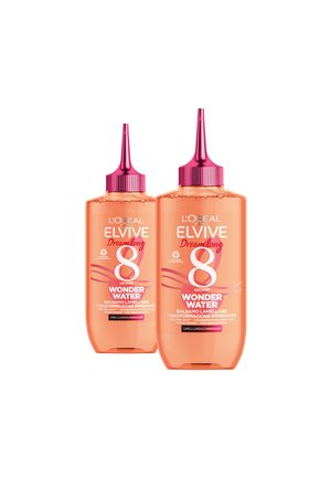 L'ORÉAL PARIS ELVIVE WATER, BALSAMO LIQUIDO CON TECNOLOGIA LAMELLARE, TRATTAMENTO PER CAPELLI LUNGHI E DANNEGGIATI, 200ML - 2 PACK - Balsamo - trasparente