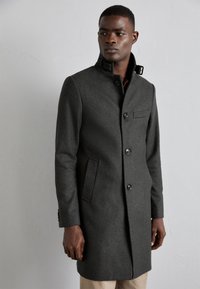 HOLGER MELTON Classic coat forest green/dark