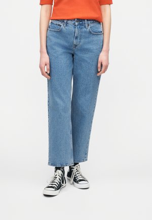 MEDIUM TINTED MARBLE CURVY VINTAGE - Straight leg jeans - blue denim