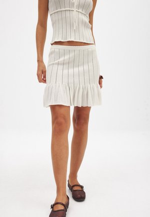 NA-KD A-Linien-Rock - offwhite