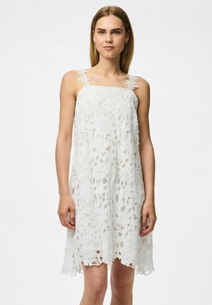 Pieces Day dress - bright white