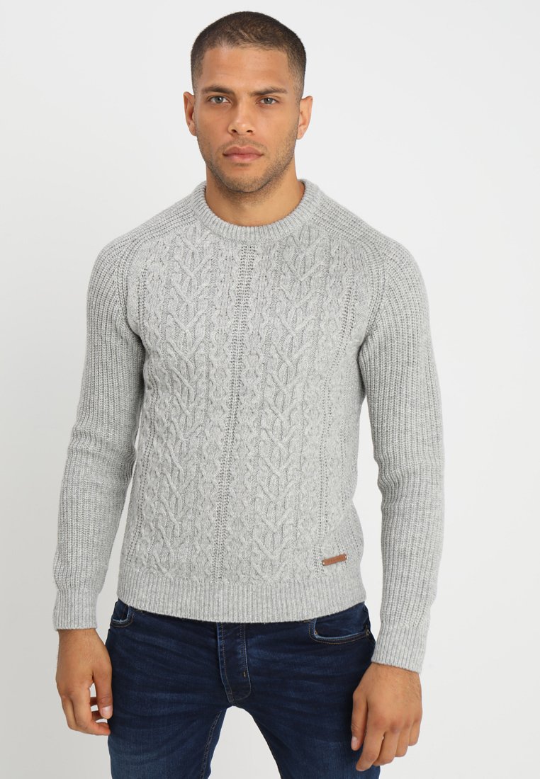 Pier One - Jumper - mottled grey, Enlarge