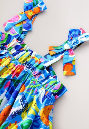 Next REGULAR FIT - BOW STRAPPY SUMMER - Denné šaty - blue tropical