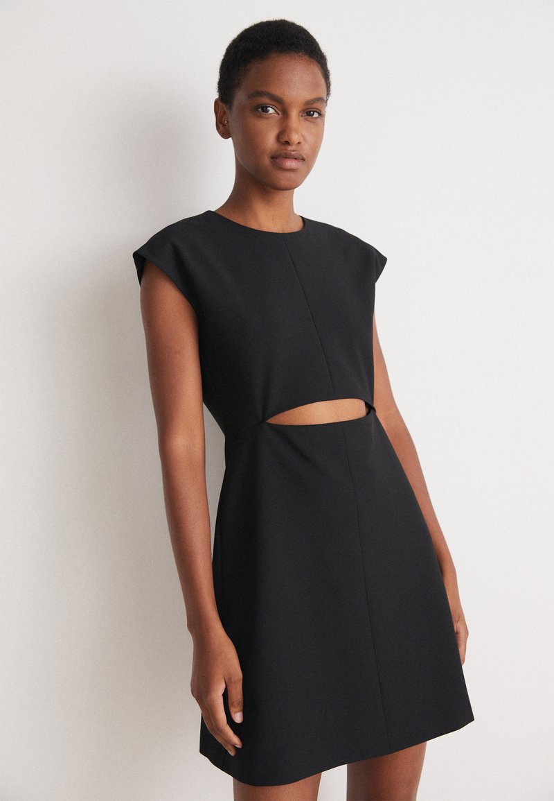 HUGO KEVINAS - Shift dress - black - Zalando