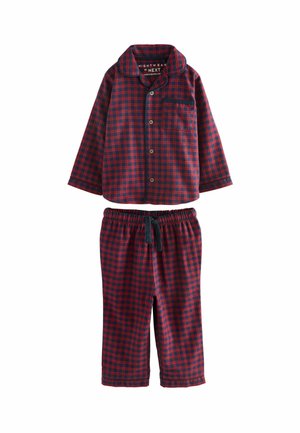 SET - Yöasusetti - red navy check