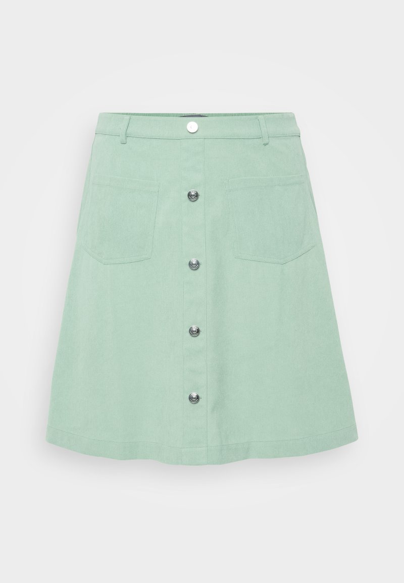 ONLY Carmakoma A-lijn rok groen ONLY Carmakoma A-lijn rok groen