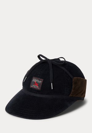 Polo Ralph Lauren CORDUROY EARFLAP CAP UNISEX - Šiltovka - black