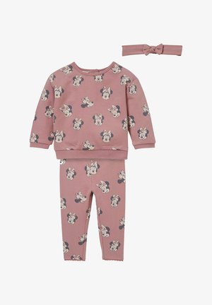 MINNIE MOUSE - ENSEMBLE POUR BÉBÉ - 3 PIÈCES - Sweater - dark rose