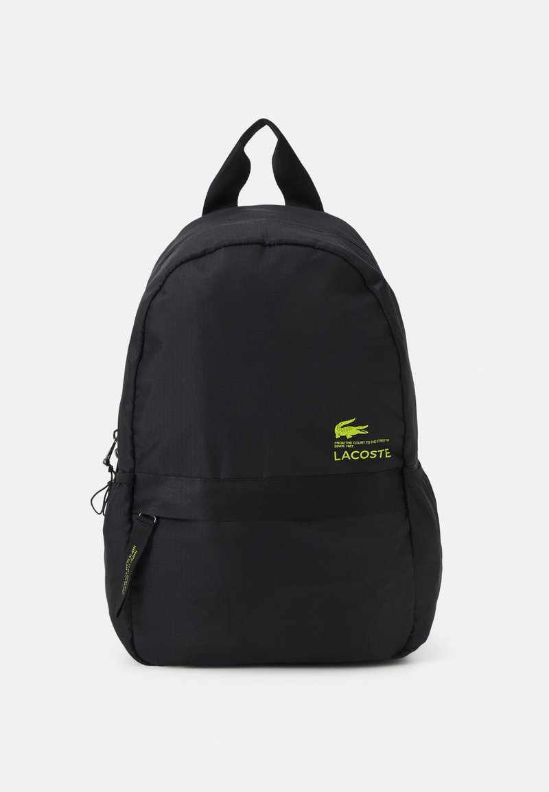 Lacoste LACOSTE FREEDOM BACKPACK UNISEX Ryggsekk noir lime/mørkegrå