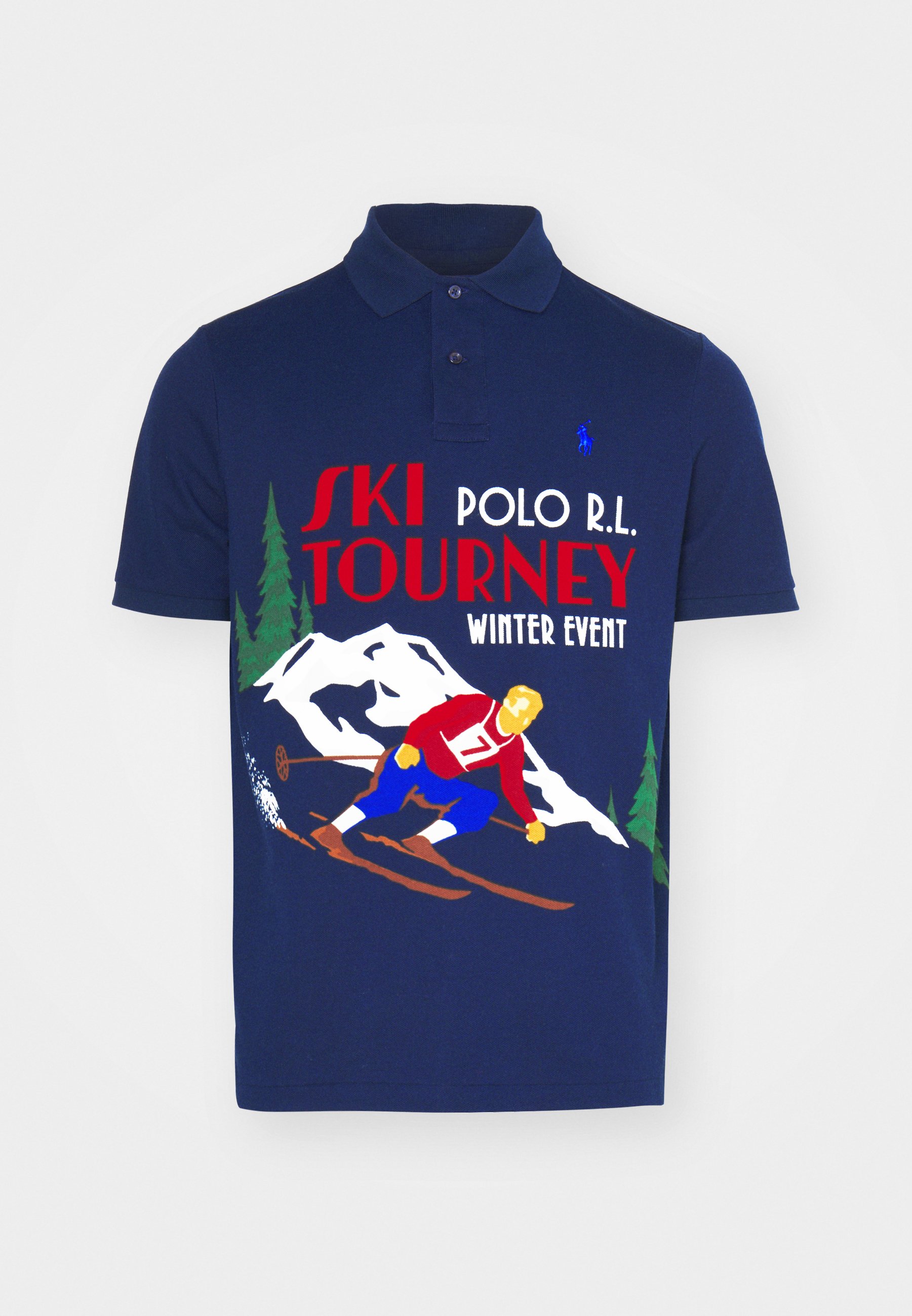 Polo Ralph Lauren CLASSIC FIT SKI PRINT MESH POLO SHIRT - Polo