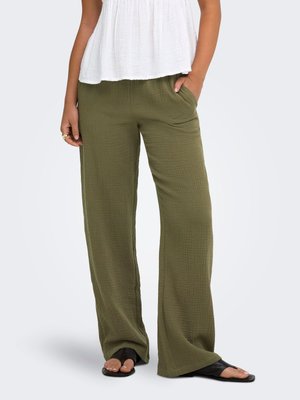 JDY, JDYTHEIS LIFE WIDE PANT WVN NOOS - Stoffhose - capers