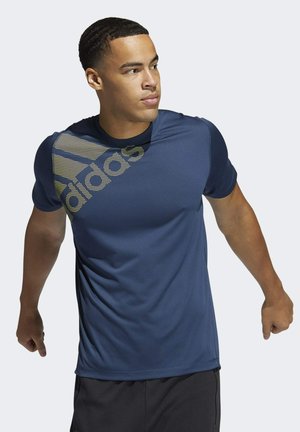 FREELIFT BADGE OF SPORT GRAPHIC TEE - T-shirt med print - blue