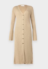 CARDIGAN DRESS - Strikket kjole - beige