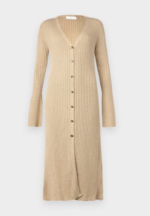 STUDIO ID CARDIGAN DRESS - Strikkjoler - beige