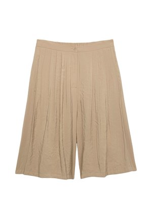Marks & Spencer, PLEATED LONGLINE - Shorts - mocha