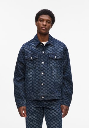 KARL LAGERFELD Giacca di jeans - monogram on dark denim