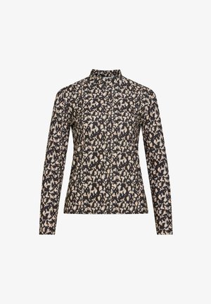VILA, VILEOA L/S HIGH NECK TOP - NOOS - Langærmet T-shirt - black