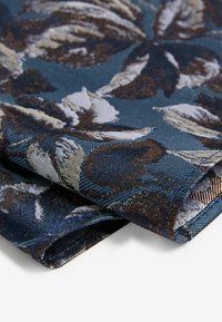 Next SET REGULAR - Taskuliina - rust brown navy blue floral