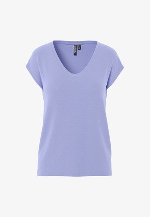 Pieces, T-shirt basic - baby lavender
