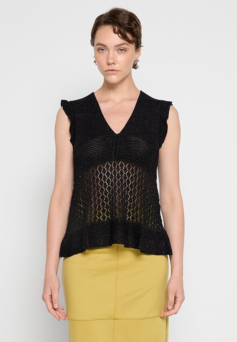TWINSET Top zwart TWINSET Top zwart
