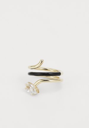 Bea Bongiasca LONG VINE RING WITH MARQUISE CUT  - Ring - black