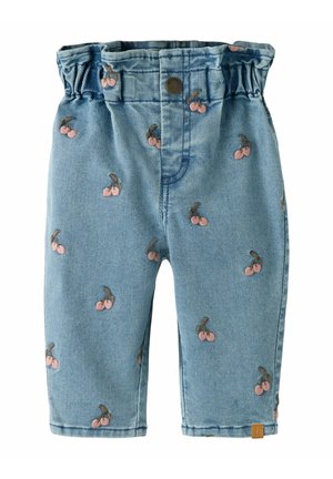 Sirgete säärtega teksad - medium blue denim