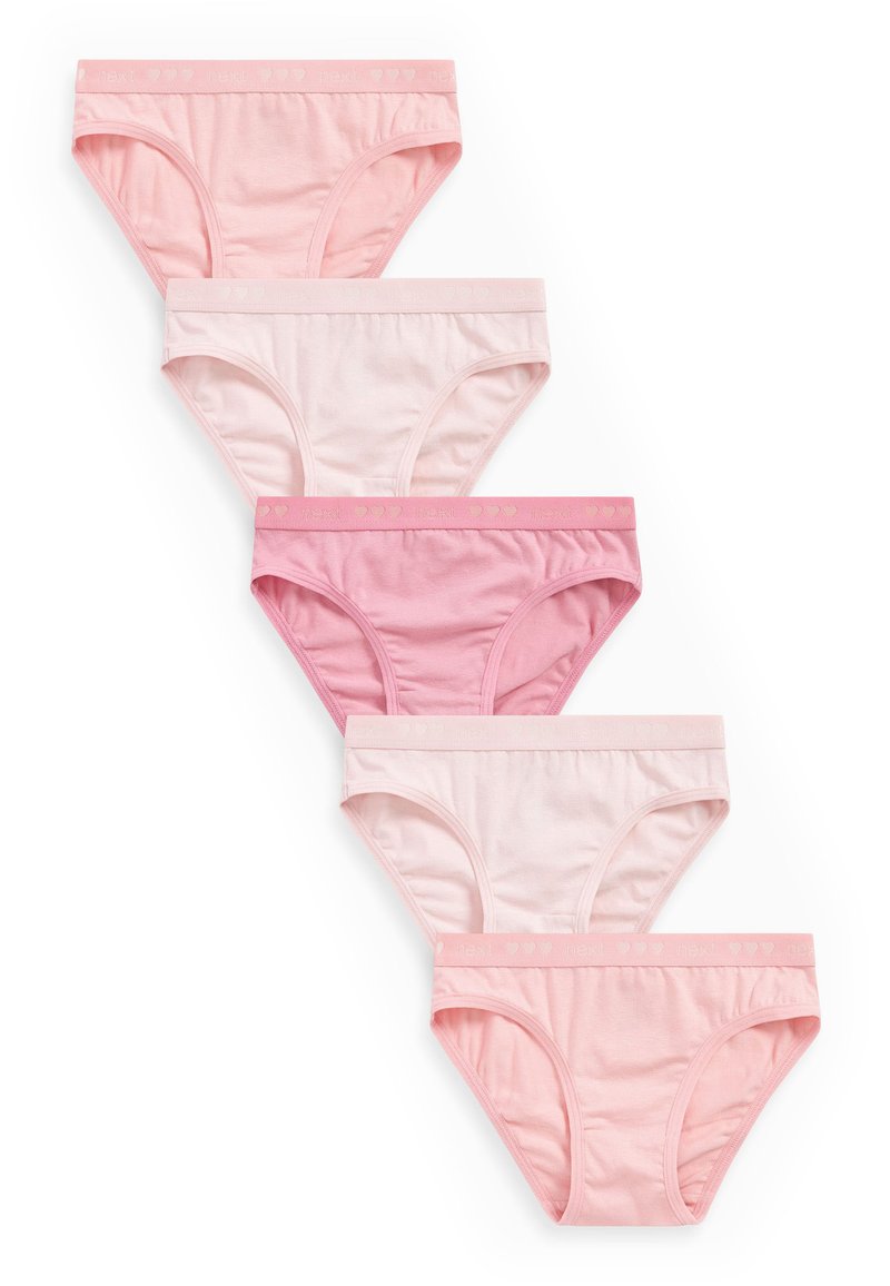 Next 5 PACK - Bikiniunderdel - pink heart elastic