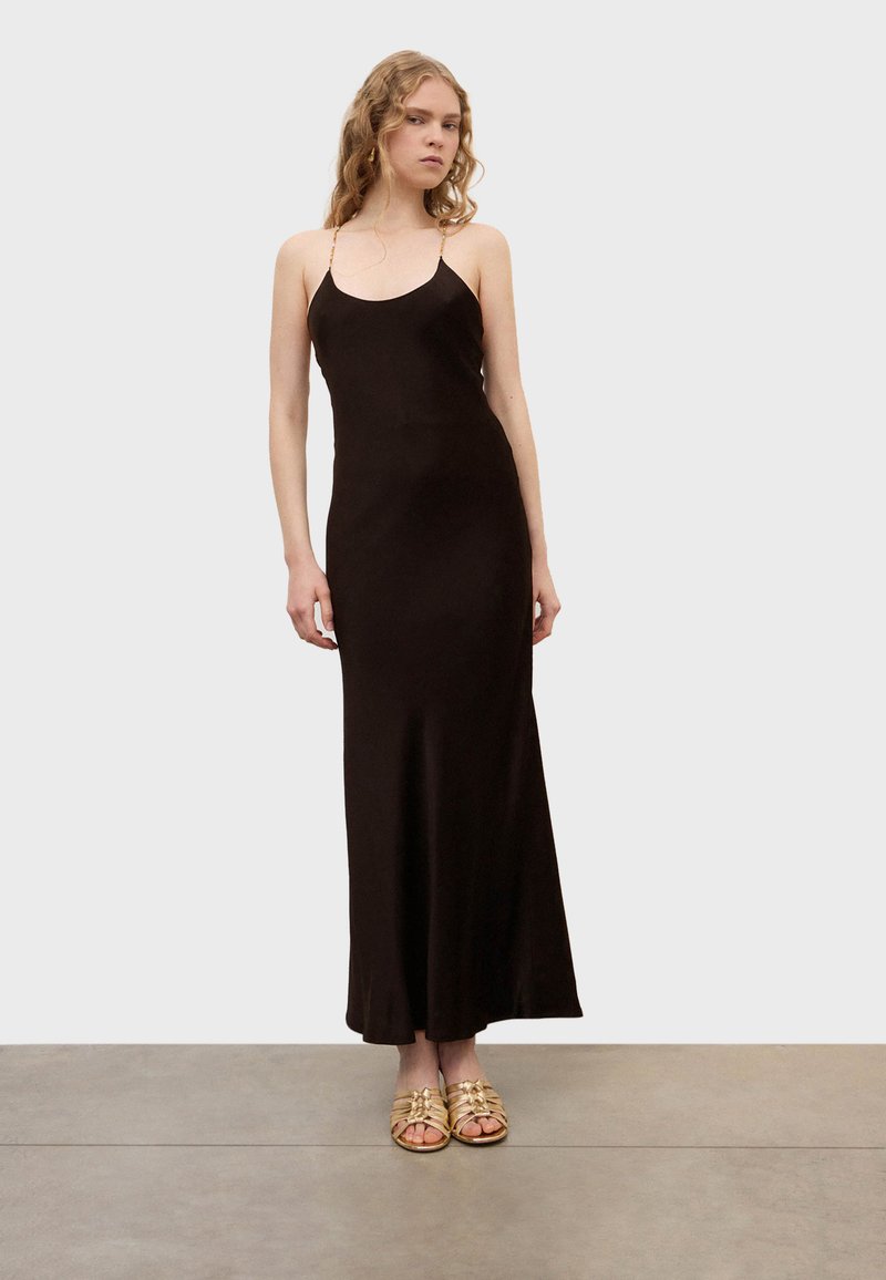ottod'Ame Maxi dress - dark brown - Zalando.ie
