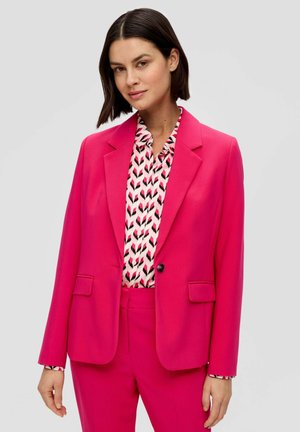 MIT REVERSKRAGEN - Blazer - pink