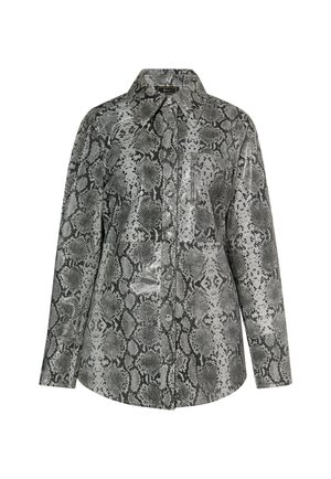 faina, Overhemdblouse - grau schlange