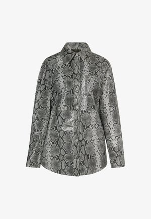 faina, Overhemdblouse - grau schlange